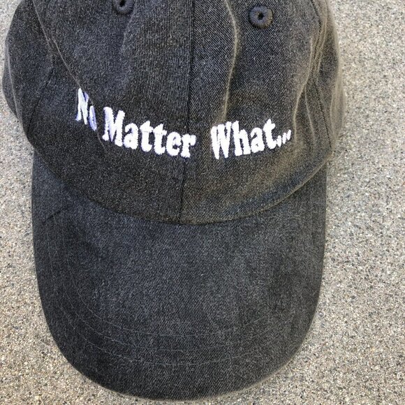 Vintage ADAMS NO MATTER WHAT... Baseball Dad Hat Men's Cool-Crown Tech Grey Cap - Picture 7 of 7